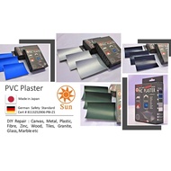 Super Premium PVC Plaster 3pc Tape Canopy Tent Lorry Canvas Wall Flooring DIY Repair Roof Tank Kanopi Khemah Pelekat Bumbung Dinding Super Premium PVC Plaster 3 Keping DIY Baiki Kanvas Lori Kanopi Khemah Pelekat Bumbung Dinding