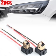 [LM]2PCS H1 H3 Socket Extension Wiring Harness Connector LED Headlight Adapter