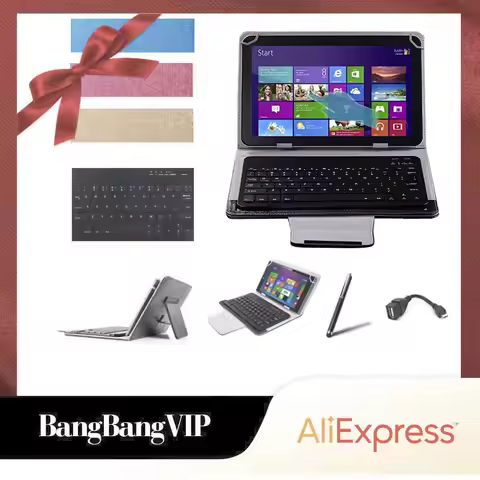 For DELL Venue 8 Pro 8 inch Tablet Keyboard Bluetooth Wireless PU Leather Case Stand Cover