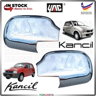 [CHROME] Perodua Kancil 850 Old New ABS Plastic Side Mirror Garnish Moulding Cover Trim Car Accessor