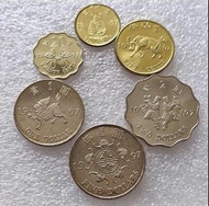 六枚全新香港1997年回歸紀念幣(多套)