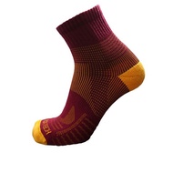 EGXTech-P82 Short Uniform Multi-Function Figure 8 Bandage Sports Socks Wine Red/Yellow-P82RDY