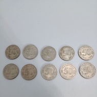 1967 Malaysia 50 sen 10pcs