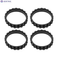 [bestshe] 4X Vacuum Robot Tires for Wheels Series 5/6/7/8/9/I7 S9+ Anti-Slip