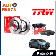 TRW  X50 Front Disc Rotor & Disc Pad Set