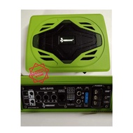 ME-6As Mohawk 6X9 Active Underseat Powerful Subwoofer Performance Green Series Mohawk Subwoofer /Mohawk Active subwoofer