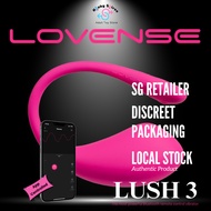 LOVENSE Lush 3 App Enabled Bullet Vibrator, 1 Year Warranty Wearable Bluetooth Stimulator for Female Adult Toys