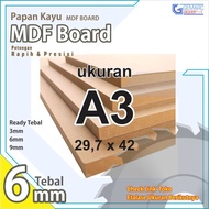 A3 MDF - 6mm MDF A3 Size