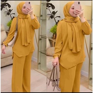 Set Casual 2in1Blouse + Pants By RUBABA