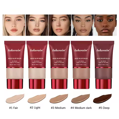 Base Blurring Foundation 5Colors Long Lasting 24H Control Oil Smooth Matte Balancing Shine Base Bron
