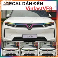 Vinfast VF9 light color changing Decal (2 sides)