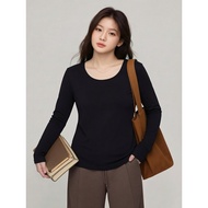 Fat Sisters MM - Stylish Large Size Women's T-Shirt | Super Slimming Look | Knit Round Neck
