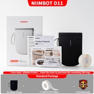 Niimbot D11 Portable Printer Thermal Sticker Label Bluetooth Handheld Maker Wireless BT Printer for 