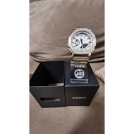 Casio G-Shock GM-2110D-7A Full Metal CasiOak Silver Analog Digital WR200M Original
