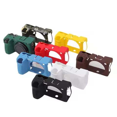 Silicone Armor Skin Case Body Cover Protector Mirrorless Camera Bag for Sony Alpha ILCE-6700 A6700 M