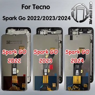 For Tecno Spark Go 2022 2023 2024 LCD KG5 BG6 BF7n Display Touch Screen Digitizer Assembly Replaceme