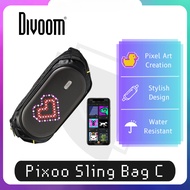 Divoom Pixoo Sling Bag C -Most Stylish Compact Slingbag Weather Resistant Customizable Pixel Art Screen Global Version