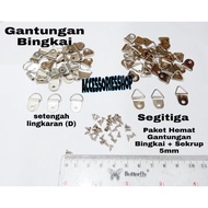 GANTUNGAN 360 frame hanger + 5mm nickel screw / picture frame hanger - 1gross