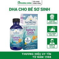 DHA Cho Bé Sơ Sinh Nordic Naturals Babys DHA Hỗ Trợ Trẻ Phát Triển Não Bộ & Thị Lực 60ml