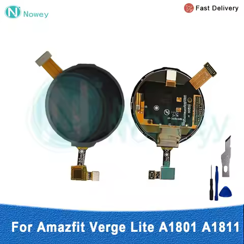 For Huami Amazfit Verge Lite A1801 A1811 Display LCD Touch Screen Digitizer Assembly Smart Watch Rep
