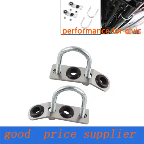 Traction Bar Radiator Relocation Brackets Fit Silvery Brackets for Honda Civic EG EK DC2 Integra CRX