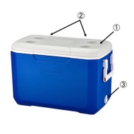 Coleman Polylite 45L手提保溫冰箱 - 藍色 | 72小時保溫 | 可放20罐500ml飲料