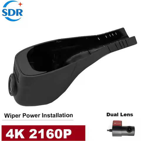 4K Plug And Play WIFI Dash Cam for Volkswagen Tiguan Tarek Atlas Polo Passat Touran Taigun Golf With