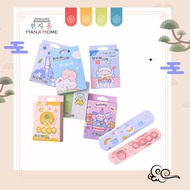 Hanji Cute Cartoon Injury Plaster Emergency Aids Kits Breathable Cartoon Bandage Aid Adhesive Waterp
