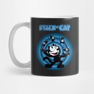 Mug Felix the Cat Juggling Mice Felix Cat Cartoon