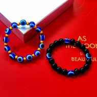 Dayshion Evil Eye Bracelet Unisex Protective Evil Eye String Evil Eye Palm Bracelet For Girl Beads