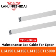 Maintenance Box Flex Cable For Epson L14150 L14158 L14155 ET15000 7Pin 60cm Flex Cable