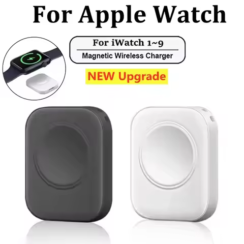Magnetic Wireless Fast Charger for Apple Watch Series 9 8 7 6 5 SE Type C L Cable Convert Charger fo