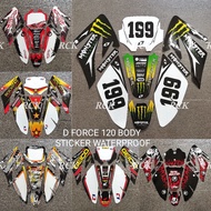 D FORCE DFORCE DEMAK 120 BODY STICKER/WATERPROOF SET (3M STICKER)