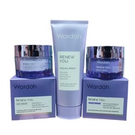 PAKET WARDAH RENEW YOU Anti Aging Facial Wash 100ml + Day Cream 30gr + Night Cream 30gr