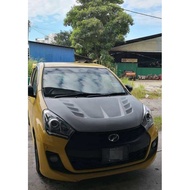 Perodua Myvi 2nd Generation 2011 Mugen RR Bonnet Fiber Body Kit Ready Stock