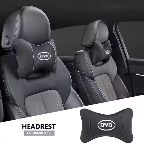 1Pcs Car Seat Headrest Auto Neck Pillow For BYD Atto 3 Yuan Plus F3 E6 F0 G3 I3 Ea1 Song Max Tang Dm