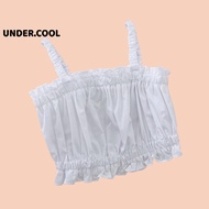 Áo Croptop UNDERCOOL Hai Dây Chun Phong Cách Hàn Quốc