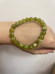 岫玉 （青提奶蓋）-9mm