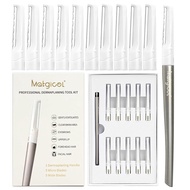 Dermaplaning Razor for Face - 10 Blade Refills, Dermaplaning Tool for Face Help Exfoliate and Smooth