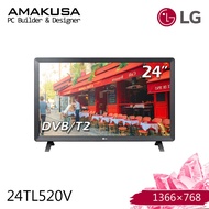 LG Monitor TV24TL520V 24" 1366x768 TN VESA HD 720P DVB-T/T2 Tuner Monitor TV AMAKUSA