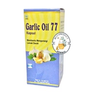 GARLIC OIL 77 contains 100 capsules, acrylic, garlic oil