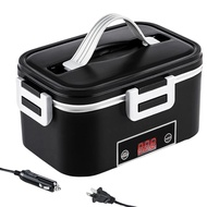 Portable for Adult-Friendly 80W Electric Lunch Box 1.8L Featuring Temperature Display Heated Food Wa