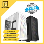 DEEPCOOL CK560 TG ATX CHASSIS ( BLACK / WHITE )
