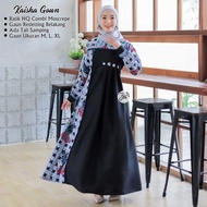 Hot Sale Gamis batik terbaru kombinasi polos baju wanita muslim pesta