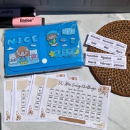 1 PAKET Amplop Target Savings Challenge Tantangan Menabung Tabungan