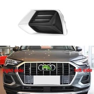 For Audi Q3 2019 2020 2021 Fog Lamp Frame Anti Fogs Light Shell Front Bar Grille Decorative Cover 83