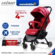 (DISPLAY UNIT) Mamakiddies Aviant Stroller Light Weight Cabin Size Compact Foldable Baby Stroller