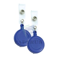 ID CARD CLIP / YOYO ID CARD / SOLID BLUE YOYO ID CARD CLIP