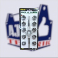 Mollar die set 11pcs handle mata senai ke baut sekrup