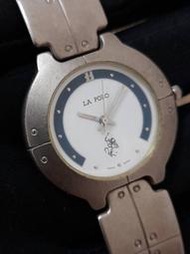 La Polo 全新古董錶 庫存微折舊 日本水銀電池 生活防水 可正常使用 男石英錶 手圍20公分內 牌價2800元
